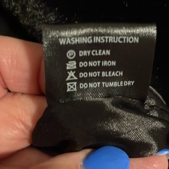 Black faux, fur jacket - Picture 3 of 7